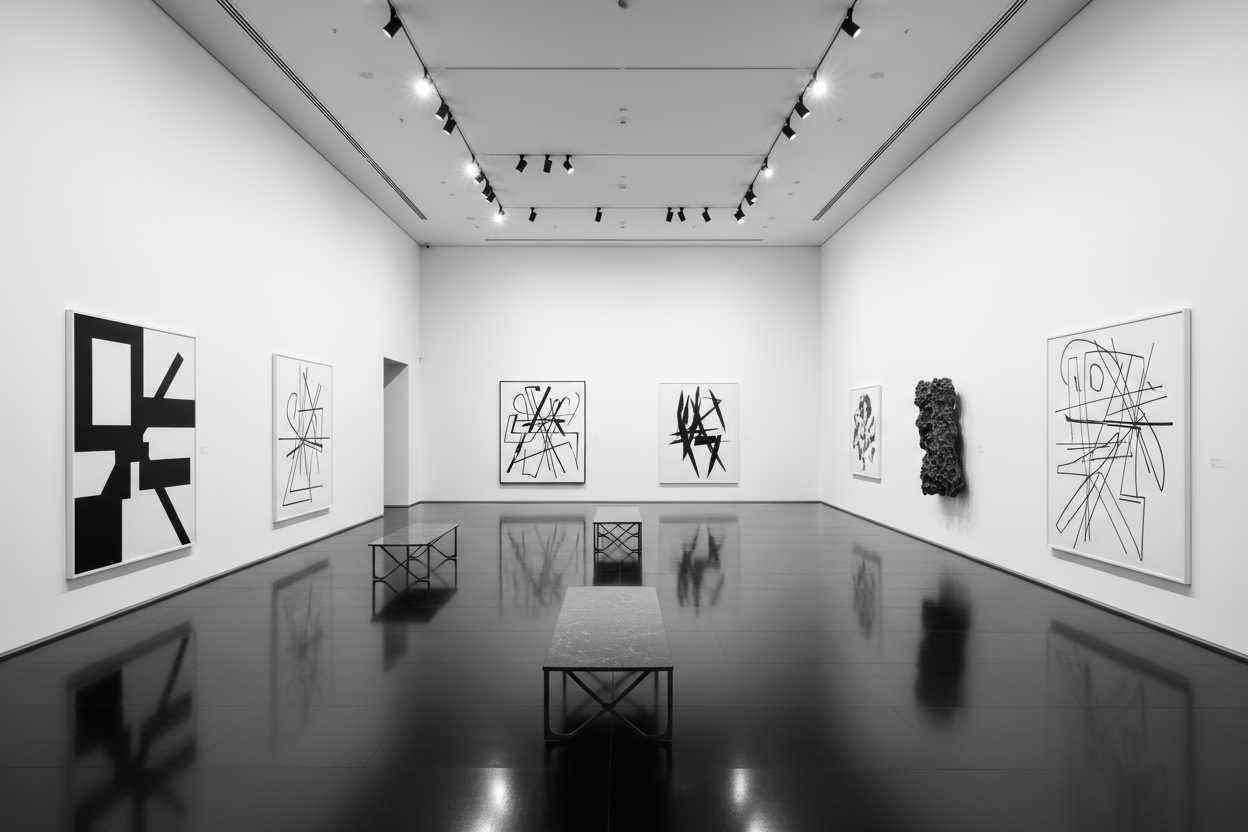 die galerie soll ohne menschen